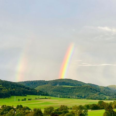 Апартаменты Atemberaubender Ausblick Mit Premium-Wanderwegen Vor Der Haustuer Альбштадт Экстерьер фото